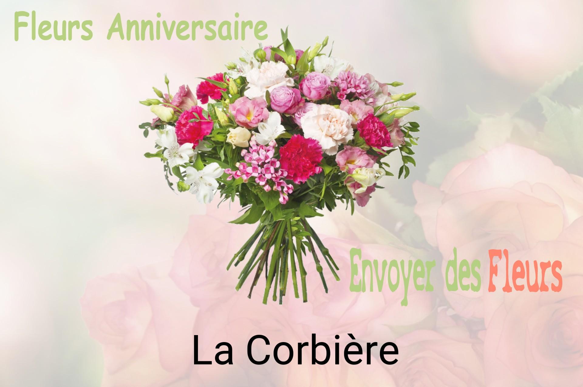 Bouquet de fleurs d’anniversaire livré à La Corbière