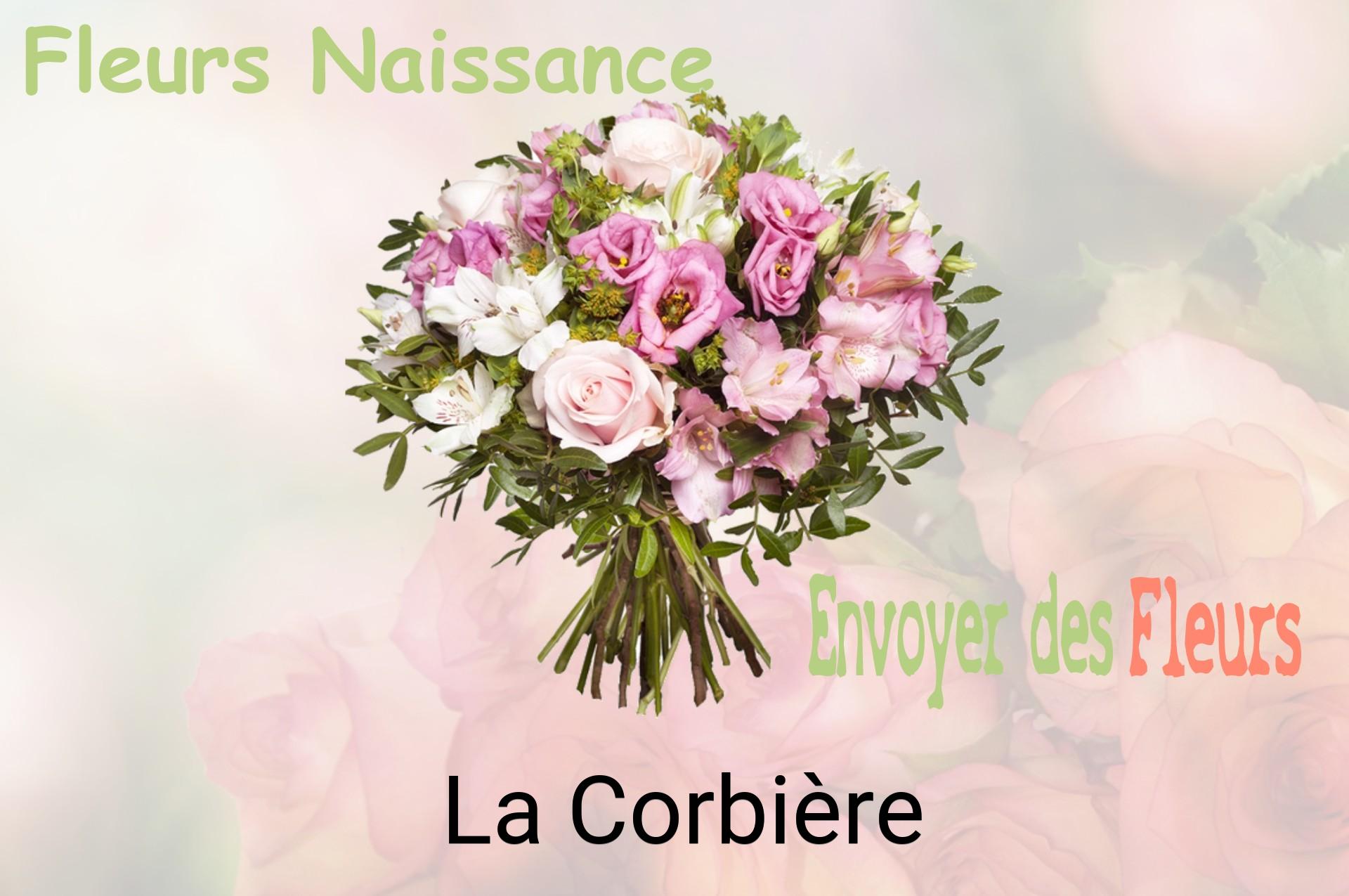 Bouquet de fleurs de naissance livré à La Corbière
